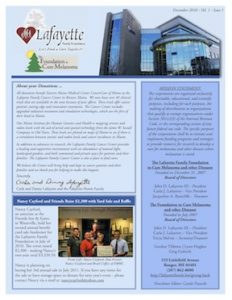 Lafayette Family Foundation Newsletter Untitled 232x300 Giving Back