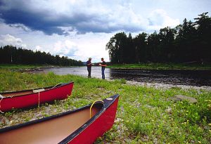 Canoeing in Maine
